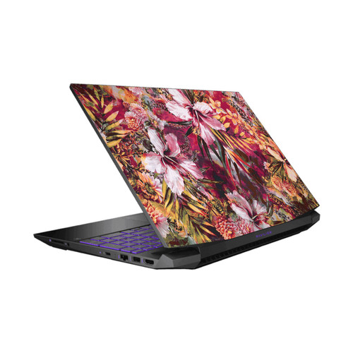 Riza Peker Flowers Floral I Vinyl Sticker Skin Decal Cover for HP Pavilion 15.6" 15-dk0047TX