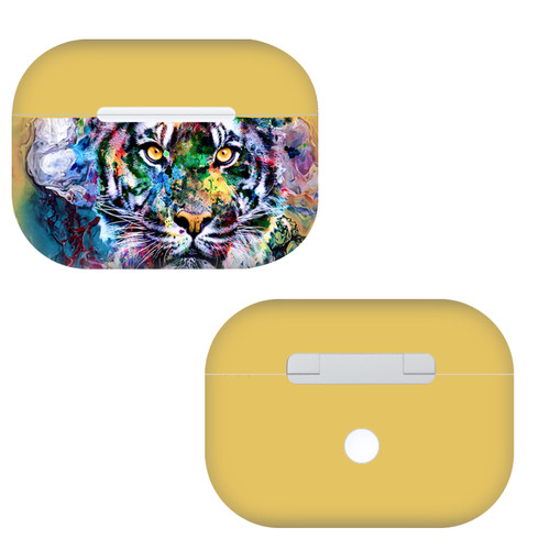 Riza Peker Artwork Abstract Tiger Vinyl Sticker Skin Decal Cover for Apple AirPods Pro Charging Case
