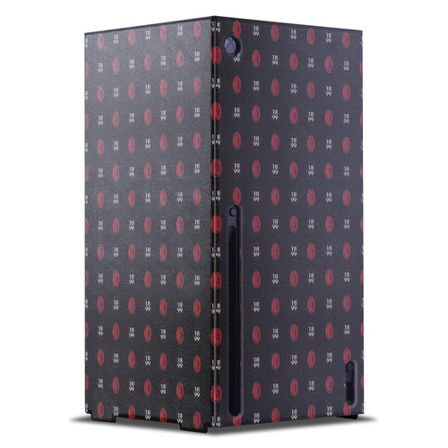 AC Milan Art Pattern Logo Game Console Wrap Case Cover for Microsoft Xbox Series X