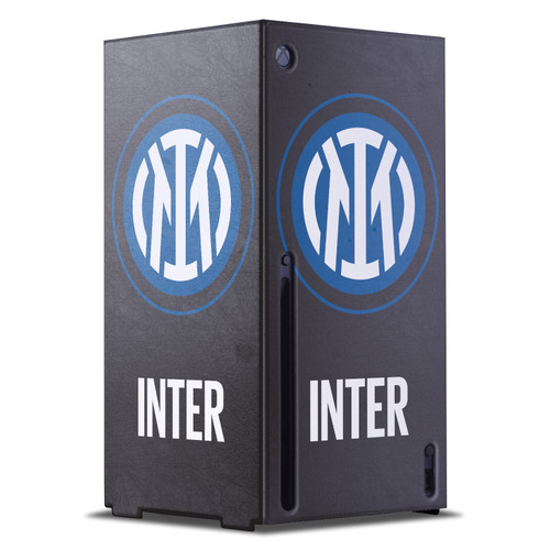 Fc Internazionale Milano Badge Logo On Black Game Console Wrap Case Cover for Microsoft Xbox Series X