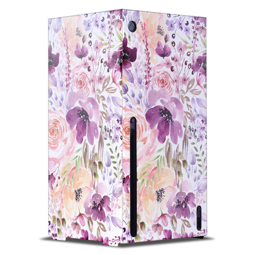 Anis Illustration Art Mix Floral Chaos Game Console Wrap Case Cover for Microsoft Xbox Series X