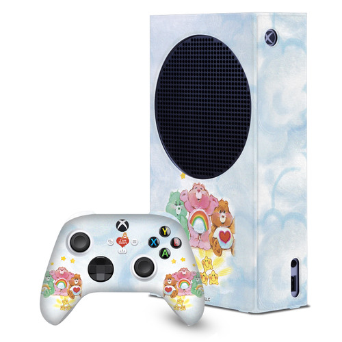 Care Bears Classic Group Game Console Wrap and Game Controller Skin Bundle for Microsoft Series S Console & Controller