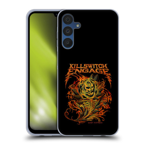 Killswitch Engage Band Art Quiet Distress Soft Gel Case for Samsung Galaxy A15