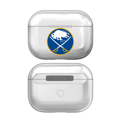 NHL Team Logo 1 Buffalo Sabres Clear Hard Crystal Cover Case for Apple AirPods Pro 2 Charging Case