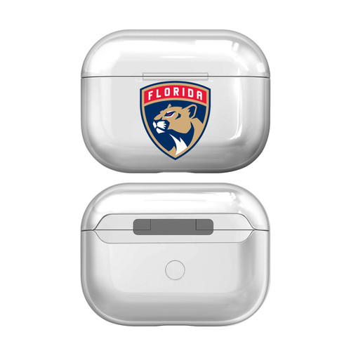 NHL Team Logo 1 Florida Panthers Clear Hard Crystal Cover Case for Apple AirPods Pro 2 Charging Case