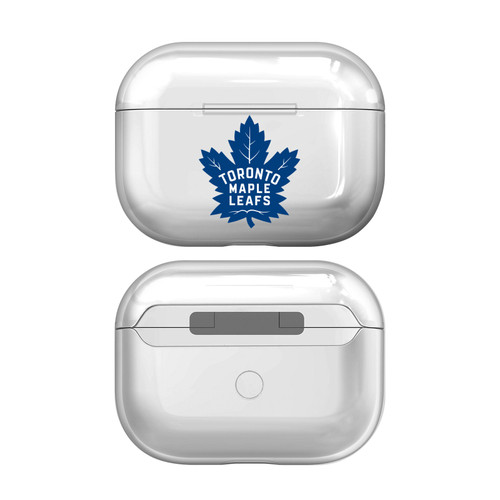 NHL Team Logo Toronto Maple Leafs Clear Hard Crystal Cover Case for Apple AirPods Pro 2 Charging Case