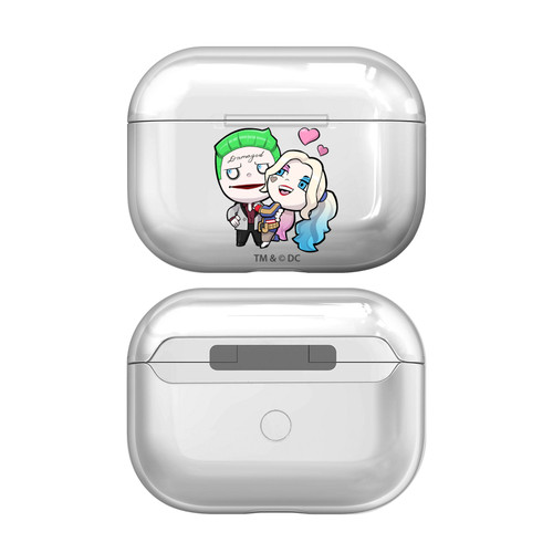 Suicide Squad 2016 Graphics Joker And Harley Clear Hard Crystal Cover Case for Apple AirPods Pro 2 Charging Case