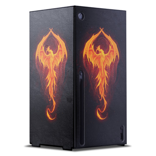 Christos Karapanos Art Mix Dragon Phoenix Game Console Wrap Case Cover for Microsoft Xbox Series X