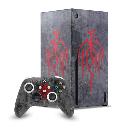 EA Bioware Dragon Age Heraldry City Of Chains Symbol Game Console Wrap and Game Controller Skin Bundle for Microsoft Series X Console & Controller