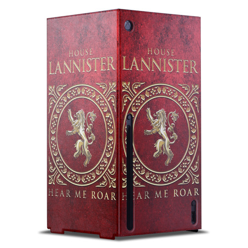HBO Game of Thrones Sigils and Graphics House Lannister Game Console Wrap Case Cover for Microsoft Xbox Series X