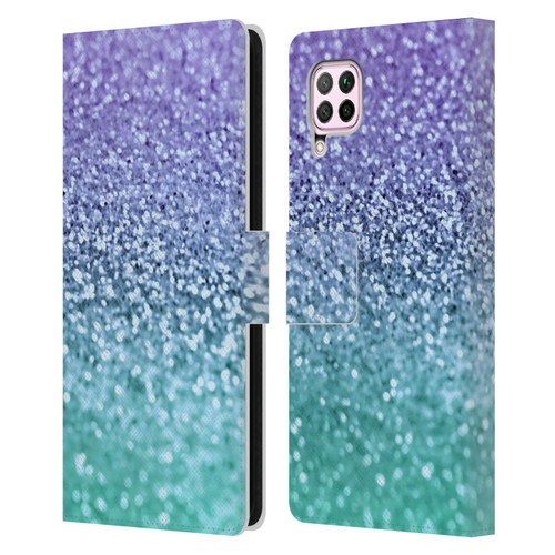 Monika Strigel Glitter Collection Lavender Leather Book Wallet Case Cover For Huawei Nova 6 SE / P40 Lite