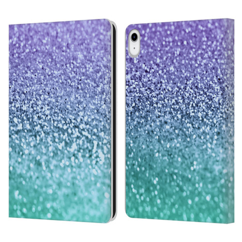 Monika Strigel Glitter Collection Lavender Leather Book Wallet Case Cover For Apple iPad 10.9 2022/2025