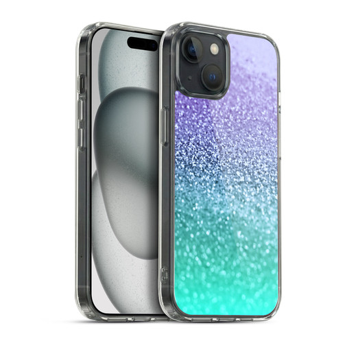 Monika Strigel Glitter Collection Lavender Soft Gel Case for Apple iPhone 15 Plus & MagSafe