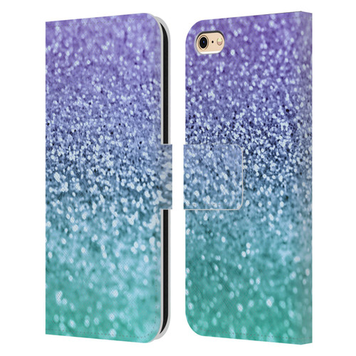Monika Strigel Glitter Collection Lavender Leather Book Wallet Case Cover For Apple iPhone 6 / iPhone 6s