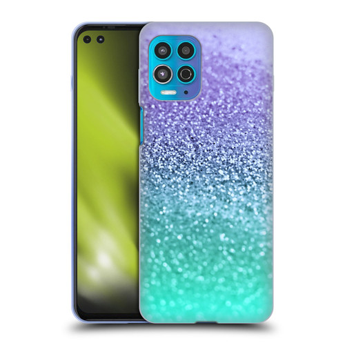 Monika Strigel Glitter Collection Lavender Soft Gel Case for Motorola Moto G100
