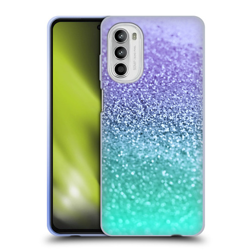 Monika Strigel Glitter Collection Lavender Soft Gel Case for Motorola Moto G52
