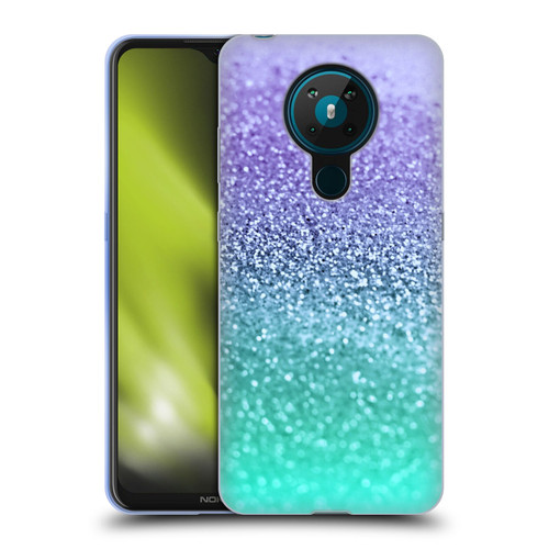 Monika Strigel Glitter Collection Lavender Soft Gel Case for Nokia 5.3