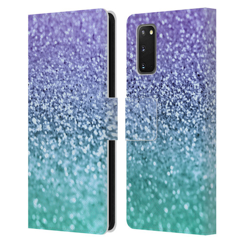 Monika Strigel Glitter Collection Lavender Leather Book Wallet Case Cover For Samsung Galaxy S20 / S20 5G