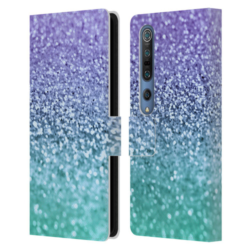 Monika Strigel Glitter Collection Lavender Leather Book Wallet Case Cover For Xiaomi Mi 10 5G / Mi 10 Pro 5G