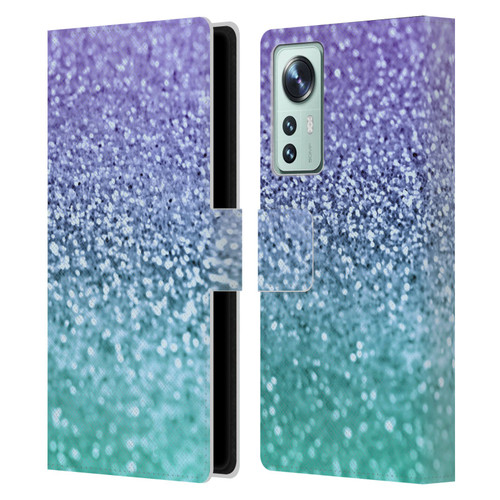 Monika Strigel Glitter Collection Lavender Leather Book Wallet Case Cover For Xiaomi 12