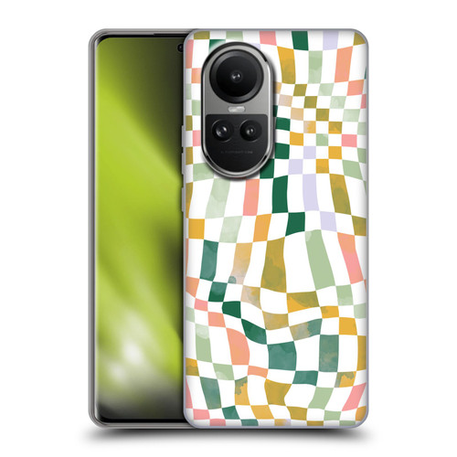 Ninola Checker Pattern Nostalgic Squares Soft Gel Case for OPPO Reno10 5G / Reno10 Pro 5G