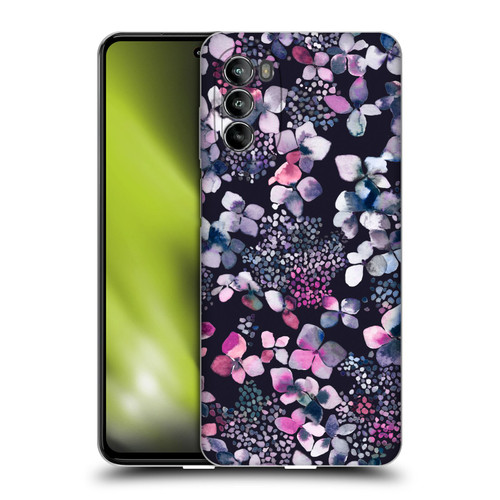 Ninola Floral Hydrangea Astronomical Soft Gel Case for Motorola Moto G82 5G