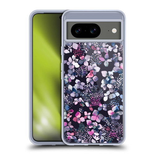 Ninola Floral Hydrangea Astronomical Soft Gel Case for Google Pixel 8