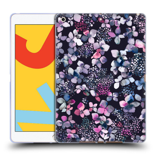 Ninola Floral Hydrangea Astronomical Soft Gel Case for Apple iPad 10.2 2019/2020/2021