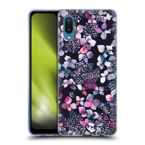 Ninola Floral Hydrangea Astronomical Soft Gel Case for Samsung Galaxy A02/M02 (2021)