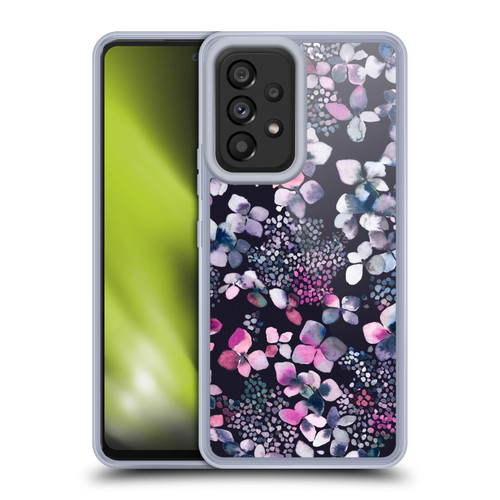 Ninola Floral Hydrangea Astronomical Soft Gel Case for Samsung Galaxy A53 5G (2022)