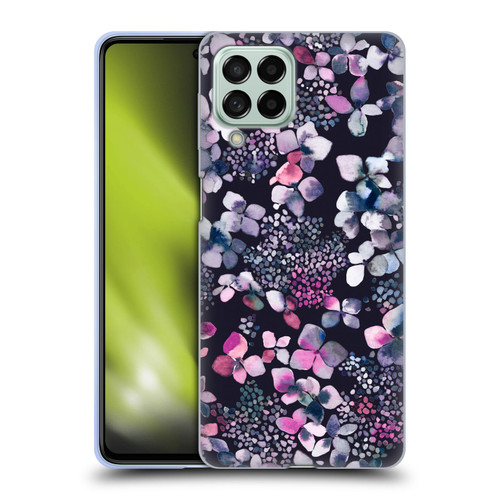 Ninola Floral Hydrangea Astronomical Soft Gel Case for Samsung Galaxy M53 (2022)