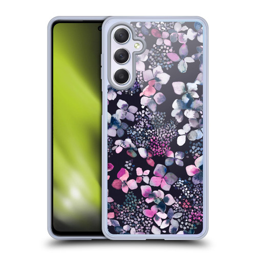 Ninola Floral Hydrangea Astronomical Soft Gel Case for Samsung Galaxy M54 5G