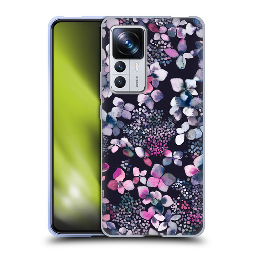 Ninola Floral Hydrangea Astronomical Soft Gel Case for Xiaomi 12T Pro