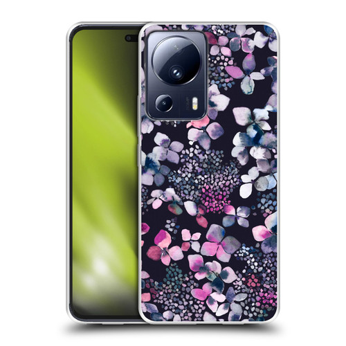 Ninola Floral Hydrangea Astronomical Soft Gel Case for Xiaomi 13 Lite 5G