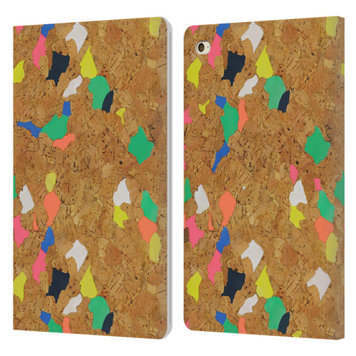 Ninola Freeform Patterns Vibrant Cork Leather Book Wallet Case Cover For Apple iPad mini 4