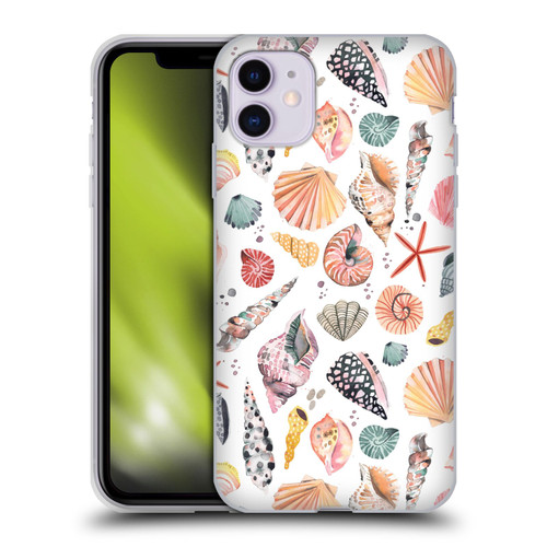 Ninola Ocean Sea Shells Soft Gel Case for Apple iPhone 11