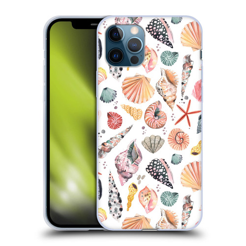 Ninola Ocean Sea Shells Soft Gel Case for Apple iPhone 12 / iPhone 12 Pro