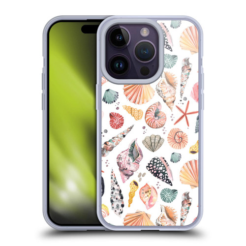 Ninola Ocean Sea Shells Soft Gel Case for Apple iPhone 14 Pro