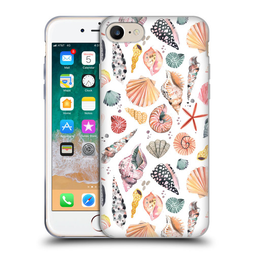 Ninola Ocean Sea Shells Soft Gel Case for Apple iPhone 7 / 8 / SE 2020 & 2022