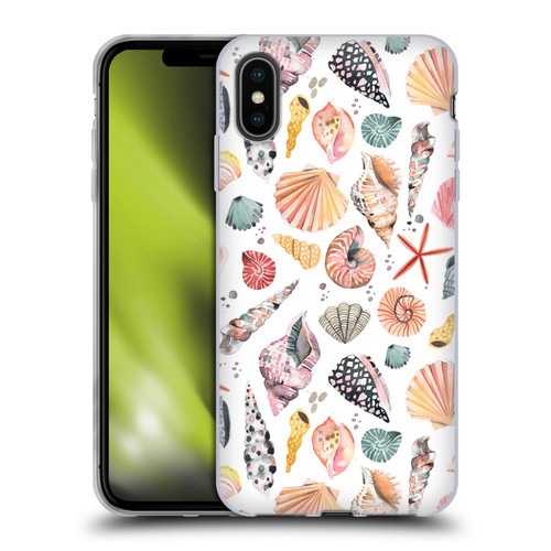 Ninola Ocean Sea Shells Soft Gel Case for Apple iPhone XS Max