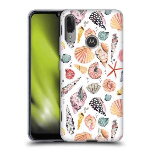 Ninola Ocean Sea Shells Soft Gel Case for Motorola Moto E6 Plus