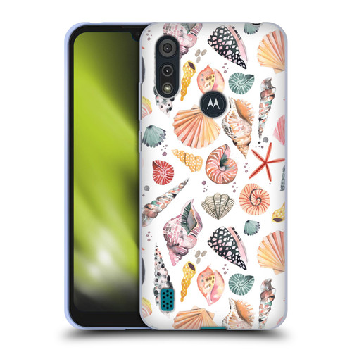 Ninola Ocean Sea Shells Soft Gel Case for Motorola Moto E6s (2020)