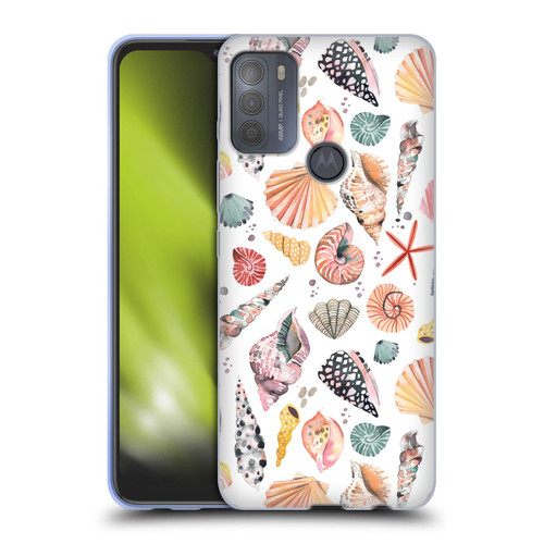 Ninola Ocean Sea Shells Soft Gel Case for Motorola Moto G50