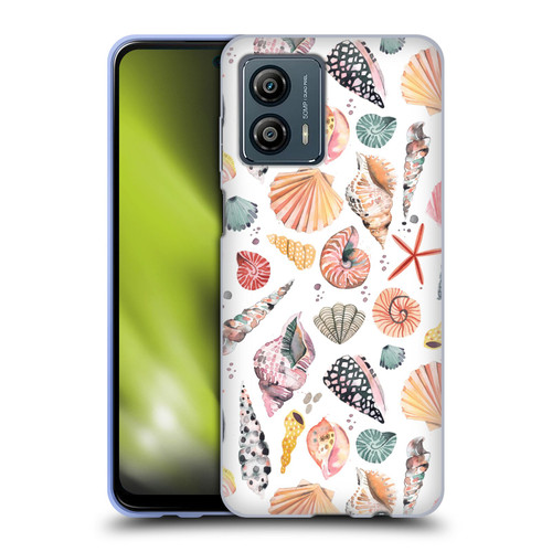 Ninola Ocean Sea Shells Soft Gel Case for Motorola Moto G53 5G