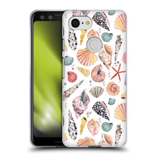 Ninola Ocean Sea Shells Soft Gel Case for Google Pixel 3