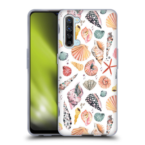 Ninola Ocean Sea Shells Soft Gel Case for OPPO Find X2 Lite 5G