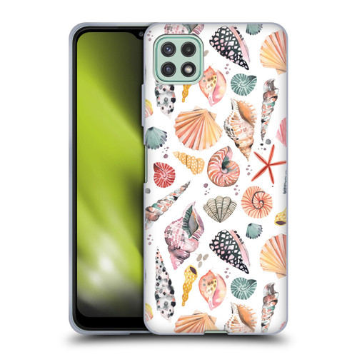 Ninola Ocean Sea Shells Soft Gel Case for Samsung Galaxy A22 5G / F42 5G (2021)