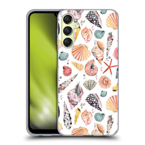 Ninola Ocean Sea Shells Soft Gel Case for Samsung Galaxy A24 4G / M34 5G