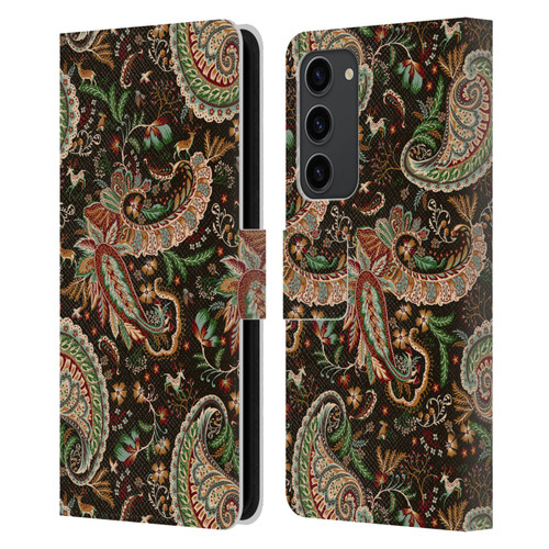 Ninola Mix Patterns Woodland Paisley Leather Book Wallet Case Cover For Samsung Galaxy S23+ 5G