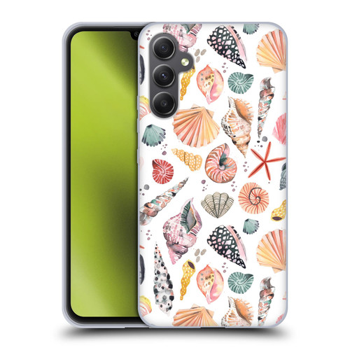 Ninola Ocean Sea Shells Soft Gel Case for Samsung Galaxy A34 5G